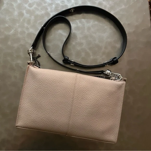 All Saints leather crossbody / clutch purse